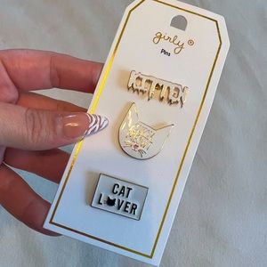 Cat pins set